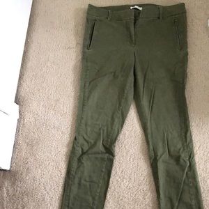 Olive green Loft pants